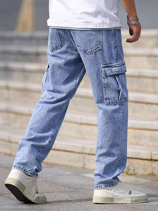 Men Jeans || Jeans for Men || Cargo Jeans (Q-04-05) - Image 4